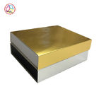 Gold Chocolate Box Plastic Coating Feature ISO9001 Certification