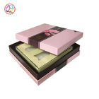 2 Piece Takeaway Cake Boxes Square Shape Kraft Paper Coated Paper